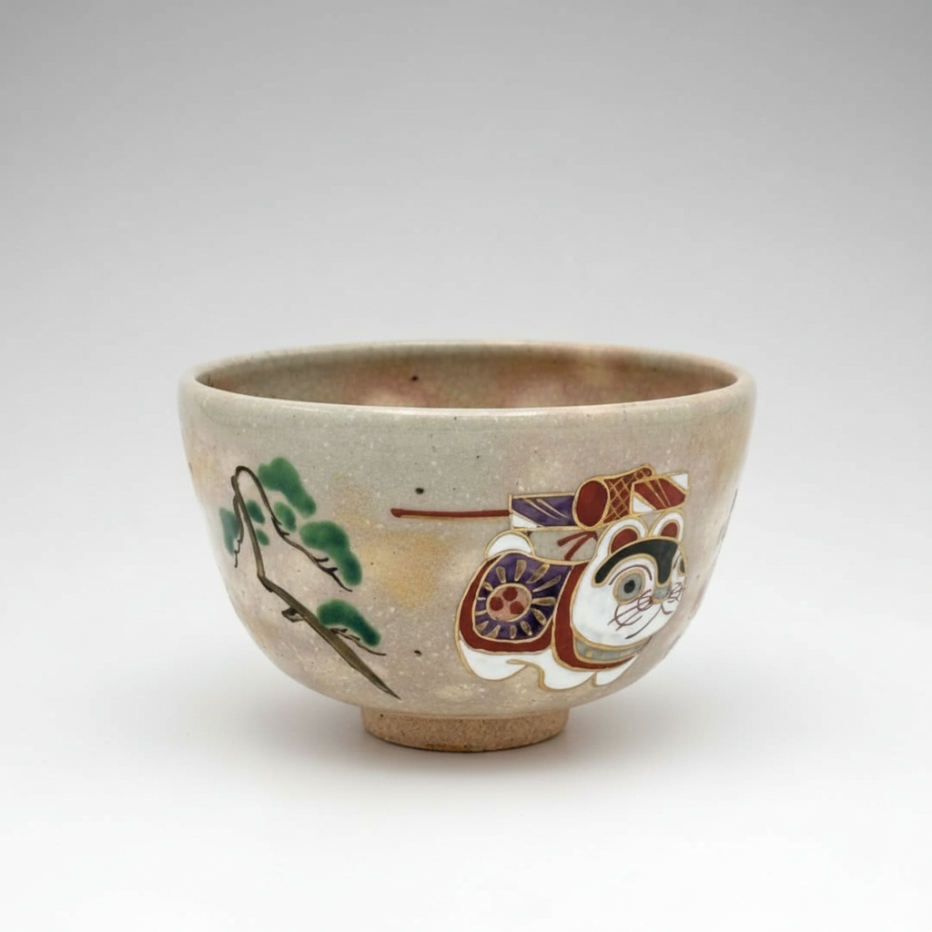 Nagomi: Kyo-yaki Matcha Bowl (京焼抹茶碗 Dog / 犬） – Yunomi.life