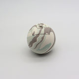 [One-of-a-Kind] Shinro Yamamoto: Marble Porcelain Natsume B / Lidded Container (Green)