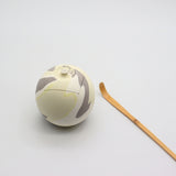 [One-of-a-Kind] Shinro Yamamoto: Marble Porcelain Natsume B / Lidded Container (Yellow) yunomi.life