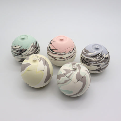 [One-of-a-Kind] Shinro Yamamoto: Marble Porcelain Natsume
