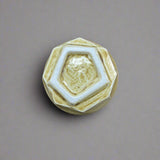 Seiangama: Carved Design Mino-yaki Guinomi Cup 5 Piece Set with Wooden Box 削ぎ五様ぐい呑揃