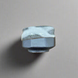 青安窯：手造り美濃焼 ぐい呑5個セット 木箱付き 手造り五様ぐい呑揃い