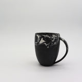 Shinro Yamamoto: Marble Porcelain Mug Cup (Black) yunomi.life