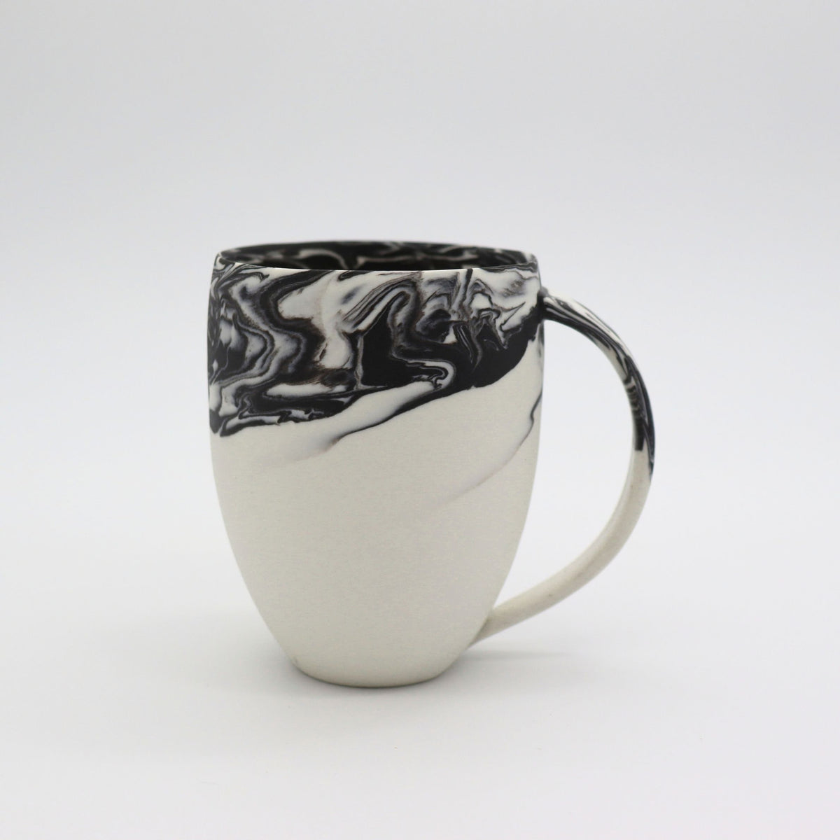 Shinro Yamamoto: Marble Porcelain Mug Cup (White) yunomi.life