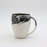 Shinro Yamamoto: Marble Porcelain Mug Cup (White) yunomi.life