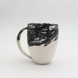 Shinro Yamamoto: Marble Porcelain Mug Cup (White) yunomi.life
