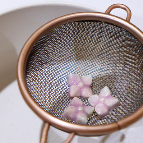 Tamasa (玉彩) ー Ceramic Matcha Sifting Beads Pastel Purple 2
