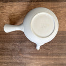 Fujita Tokuta F301 (Limited): Tamago White - Tokoname Kyusu with Ceramic Mesh Strainer (220 ml)