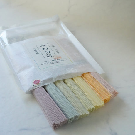 A package of traditional Japanese somen noodles by yunomi.life