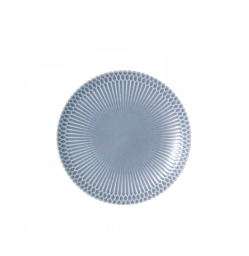 Oda Pottery: Sazanami Design 20cm Plate (Blue) 小田陶器さざなみ