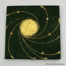 Hana & Haku: Decorative Washi Paper Panel (Green