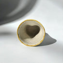 Hiroshi Hirai: Heart Shaped Tumbler Cup, Yellow Accents - Yunomi.life