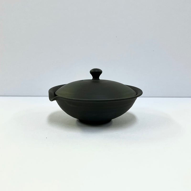 Isobe Ceramics: Tokoname Shiboridashi Kyusu Black 60 ml