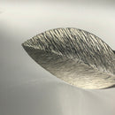 Tea Leaf Plate, Small (Tin, Bendable) by Tokyo craftsman Ota Yusuke
