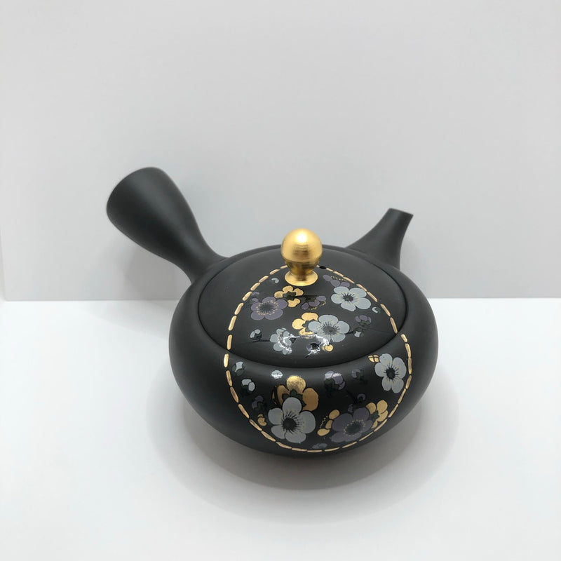 Isobe Ceramics mi123: Tokoname Kyusu Golden Sakura by Shouhou 250 ml 金彩桜 - Yunomi.life