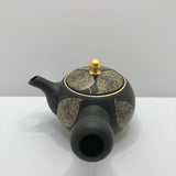 Isobe Ceramics mi124: Tokoname Kyusu Shouhou 200 ml 金彩木の葉 - Yunomi.life