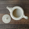 Isobe Ceramics mi924/se824: Tokoname Ushirode Matsukawa Kyusu Sand White 300 ml - Yunomi.life