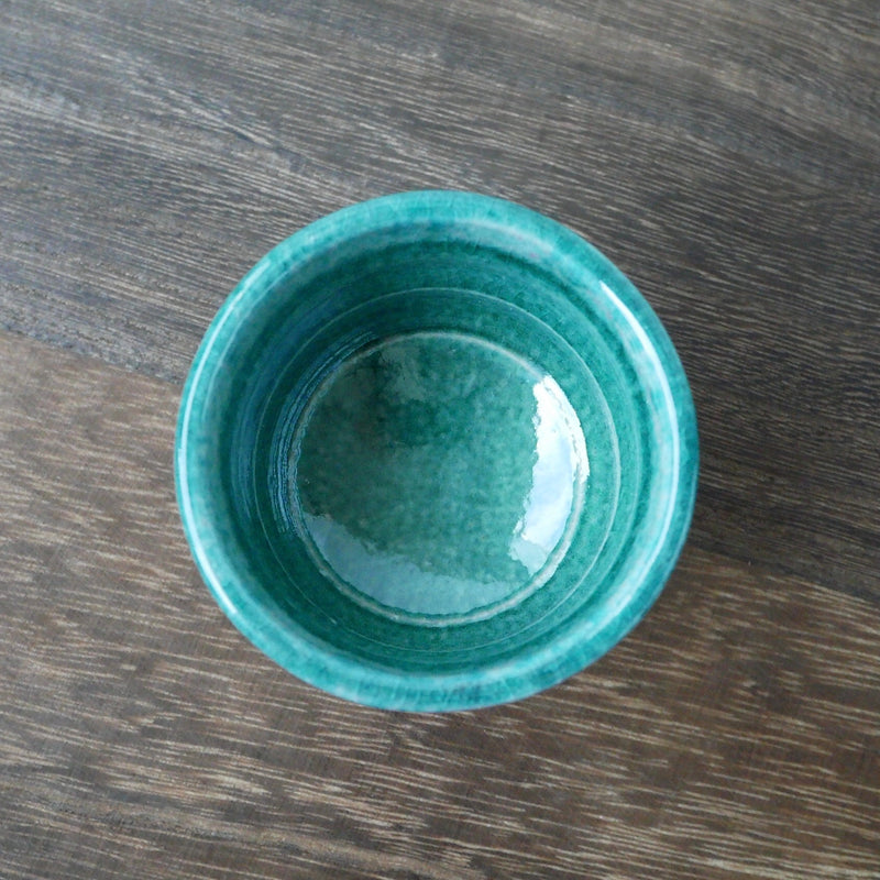 Kizoku Club: Emerald Blue Guinomi Mini Cup - Yunomi.life