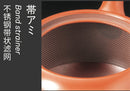 Koizumi: Left-handed Black Tokoname Kyusu Tea Pot by Kiln Tosei, 330 ml, 8-192 【陶聖】２色ルレット左手急須 - Yunomi.life