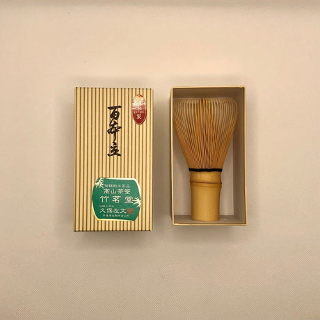 Kubo Sabun (Chikumeido): Takayama Chasen -100 prong- Japan-made bamboo matcha whisk - Yunomi.life