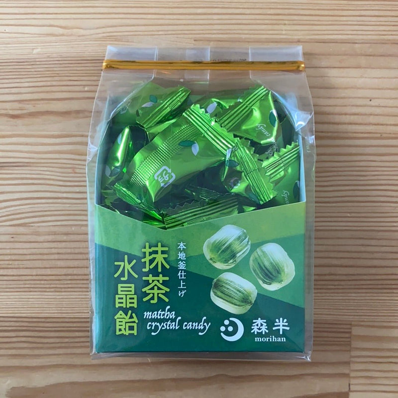 Morihan: Matcha powder encased crystal matcha candy 80g 森半 抹茶水晶飴 - Yunomi.life
