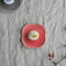 Oda Pottery: Wagashi Plate Red (10.5 cm) - Yunomi.life