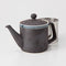 Saikai Ceramics - 350 ml Hasamiyaki Tea Pot Dark Brown with Stainless Steel Strainer - Yunomi.life