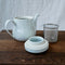 Saikai Ceramics: Essence - Torso Tea Pot (White, Porcelain) - Yunomi.life