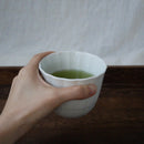 Yamani - Miyama Tableware: Sencha Tea Cup Suzune, White Color - Yunomi.life
