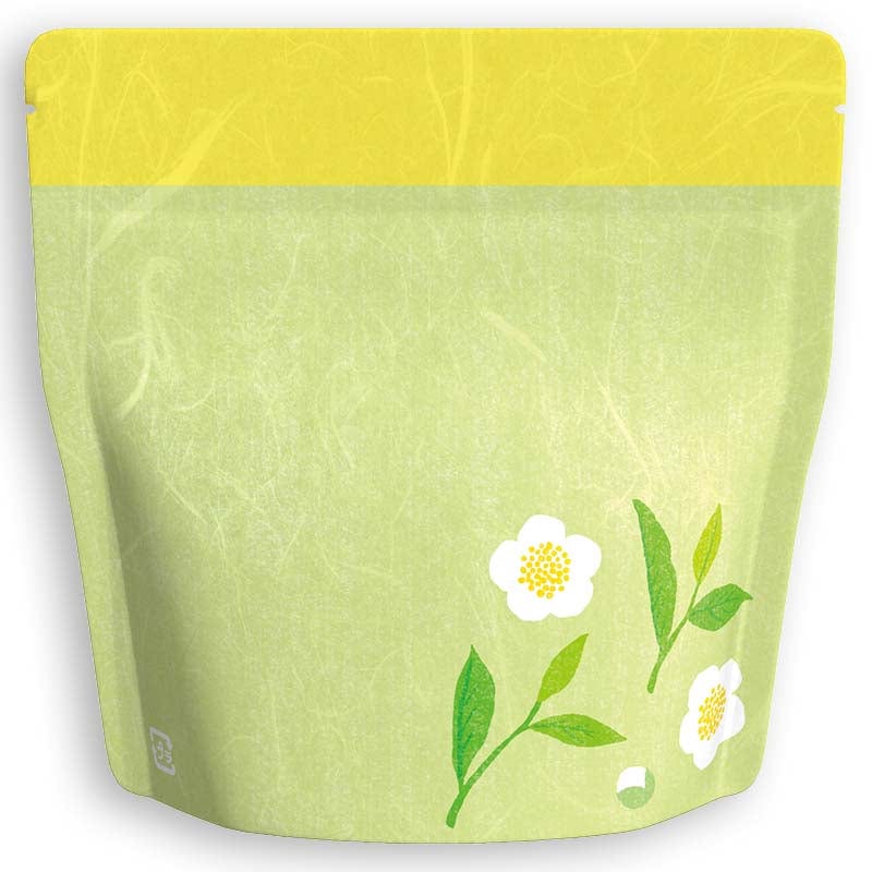 Yoshimura Pack 1451 Resealable Washi Paper Bag Tea Leaves 茶の葉 - Yunomi.life